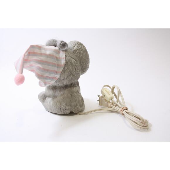 1980s, Grey, Nursery, Kids Room, Ceramic, Sleeping Mouse, Nursery, Night Light - Picture 2 of 4